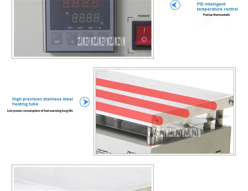 ZB1010JR платформа термостата ЖК-экран дисплей станция предварительного нагрева платформа для мобильного телефона ремонт переделки 220 В/110 В(100*100 мм