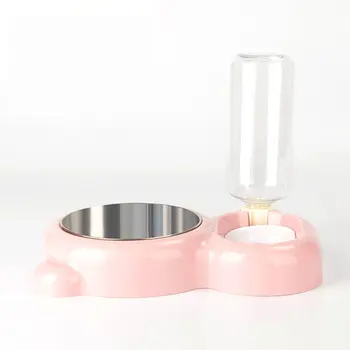 

Automatic Pet Food Feeder Drinking Water for Cats Dogs Pet Feeding Stainless Steel Multicolor Bowls Pet Supplies