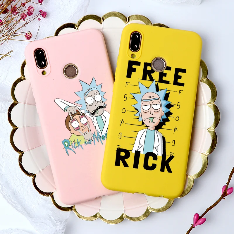 

Rick And Morty Funny Cartoon Comic Matte Case For Huawei Honor 10i 20i 8X 10 20 Mate 20 P20 P30 Lite Pro P Smart Y6 Y9 2019 Case