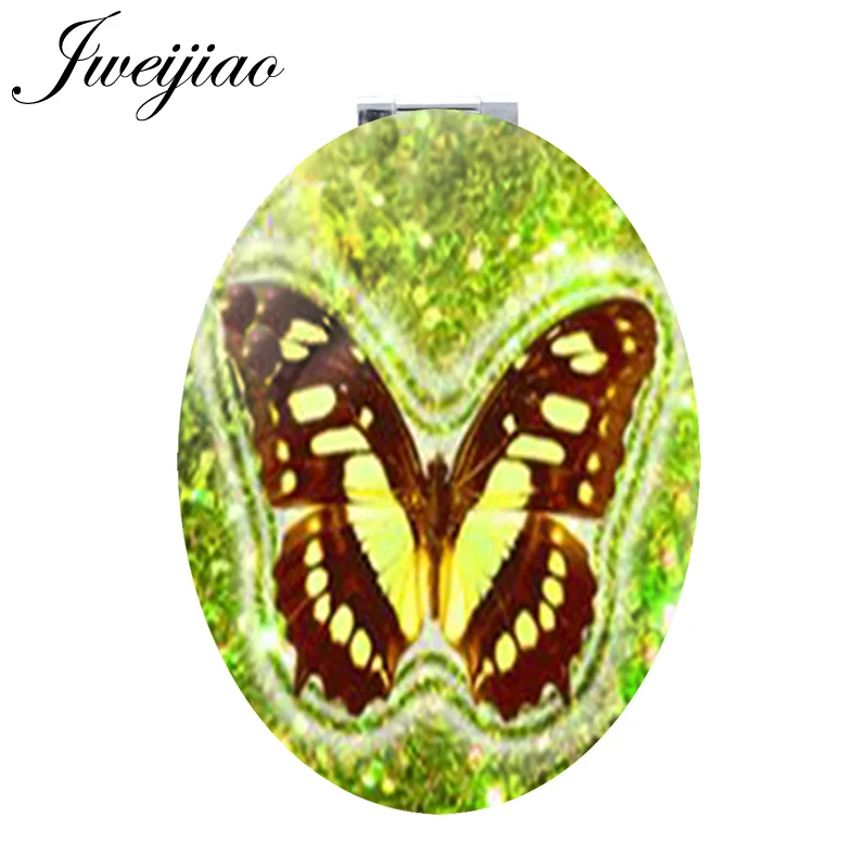 JWEIJIAO Dreamy Butterfly модная игра овальное портативное полиуретановое зеркало Китайская классическая мифологическая Бабочка Мечта espejo FQ291 - Цвет: JS11