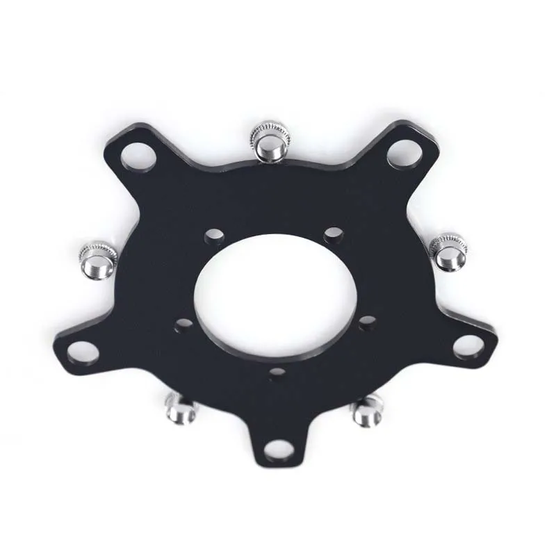 Black Chain Ring Adopter For 8Fun EBike Mid Drive Motor Bafang 104BCD Accessory