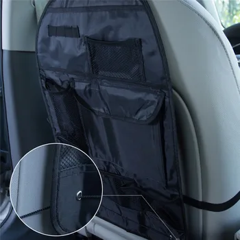 

Universal Car Seat Back Tidy Organizer Multi-Pocket Auto Travel Storage Bag Hanging Holder Car Accessories Interior