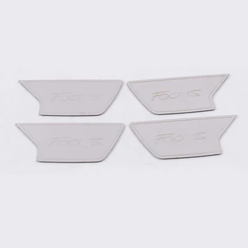 

Car Door Bowl Decorated Patch Interior Handle Protector Cover Sticker for Ford Focus 2019 2020 Accessories Carstyling