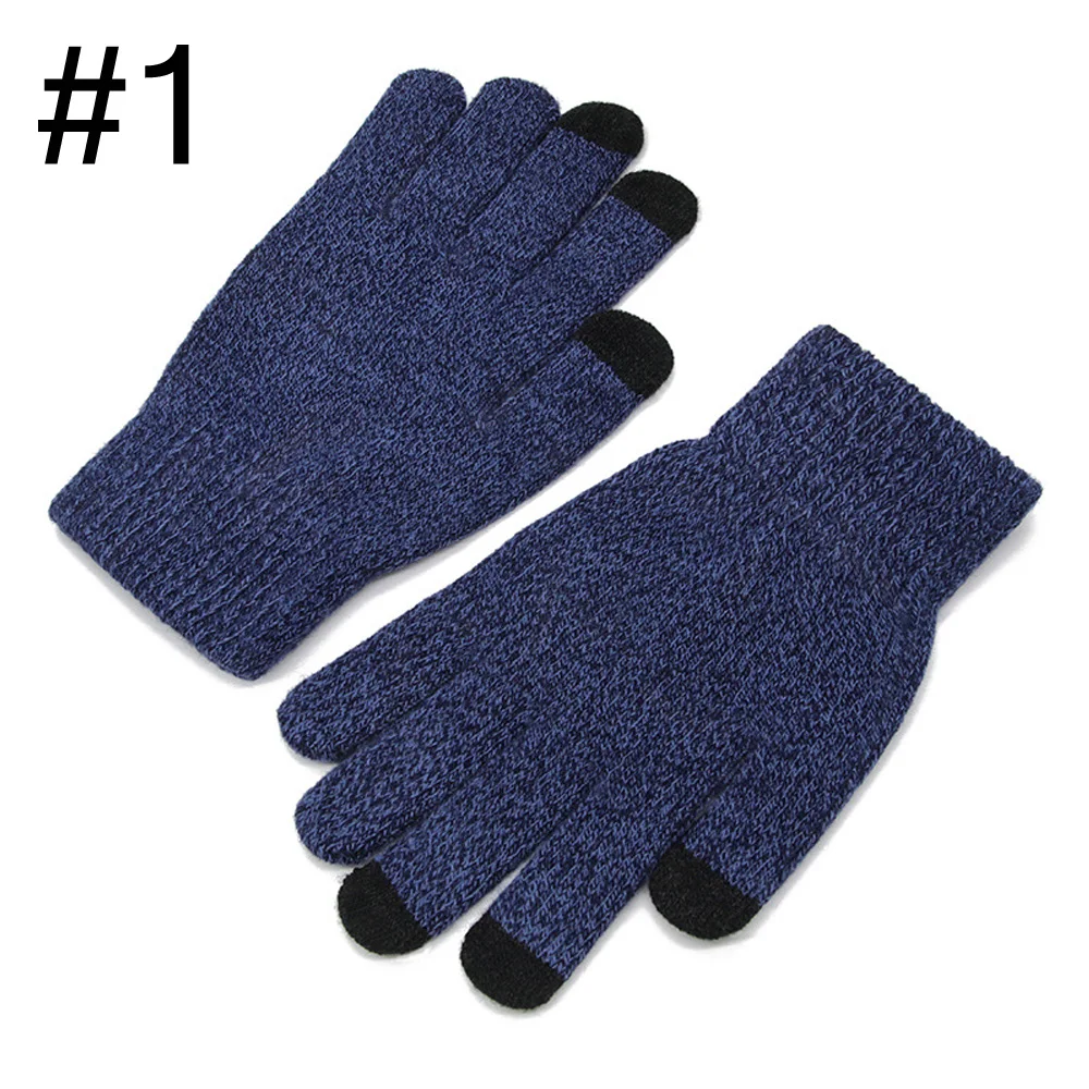 1 1 пара Polar Sport перчатки для смартфонов с сенсорным экраном, Матовый Интерьер для комфорта и тепла, Совместимость с универсальными телефонами - Цвет: 1