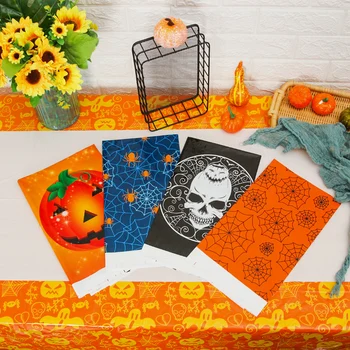 

1Pc 180*108cm Happy Halloween Decorations Pumpkin Ghost Table Cover for Halloween Party DIY Home Decor Waterproof Tablecloth