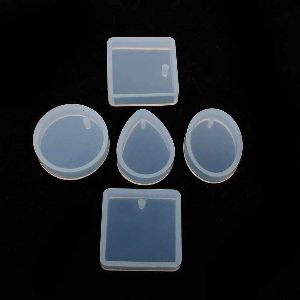 1/5 Pieces/set Pendant Silicone Mold Resin Silicone Mould Handmade Tool Epoxy Resin Molds New Arrival 2020 hot sale