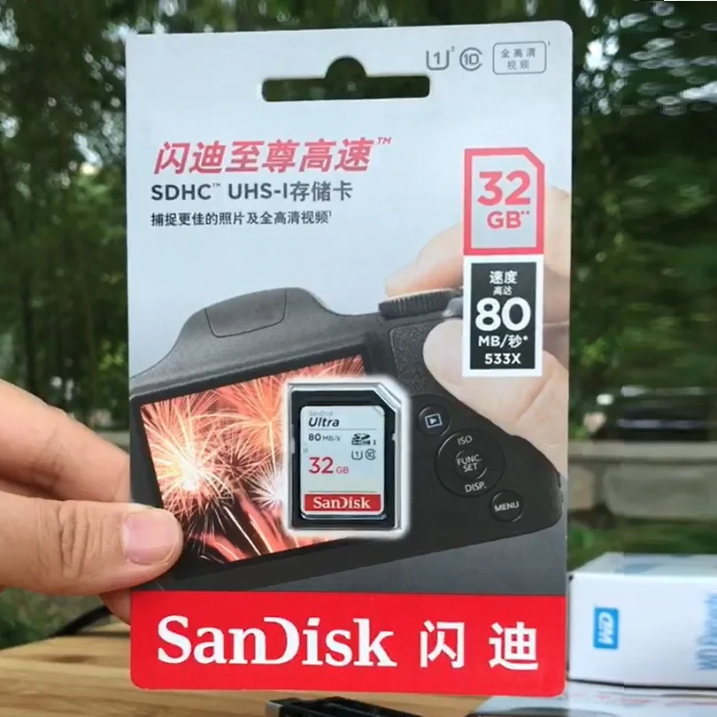 Карта памяти SanDisk SDHC/SDXC sd карта 16 ГБ 32 64 128 класс 10 UHS I флэш Ultra для HD