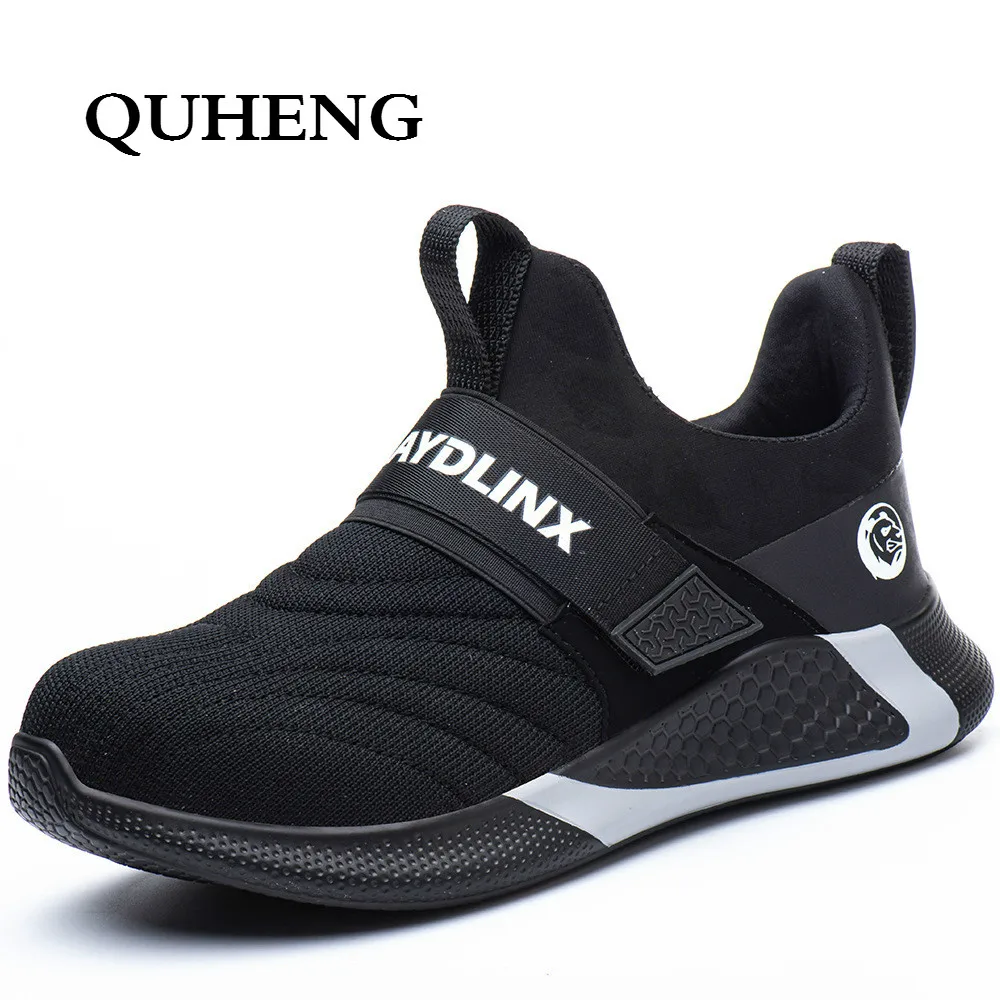 QUHENG Safety protective Shoes Men Summer Breathable Boots Working Steel Toe Anti Construction Work Sneakers Work comfort Boots QUHENG Safety protective Shoes Men Summer Breathable Boots Working Steel Toe Anti Construction Work Sneakers Work comfort Boots