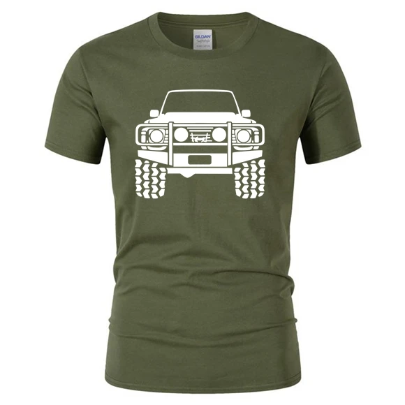 Футболка мужская и женская из хлопка для автомобиля 4x4 Y60 1 Y61|Футболки| |