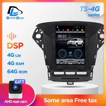 

12.8 inch 4G Lte 64G ROM Vertical android system for Ford mondeo 2011-2013 years multimedia video radio player navigation stereo