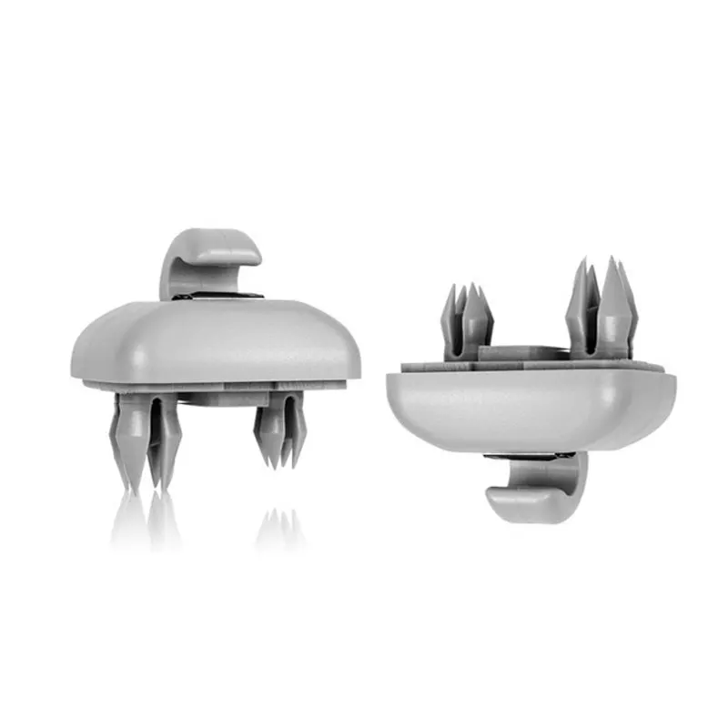 2Pcs For Audi A1 A3 A4 A5 Q3 Q5 S3 S4 S5 TT Allroad 8U0857562A Grey Interior Gray Sun Visor Clip Holder Hook Bracket Hanger