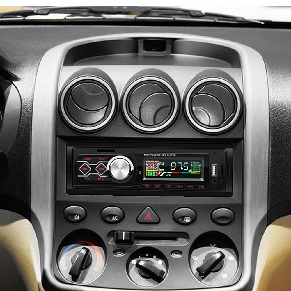 Bluetooth Handsfree автомобильное радио lcd сабвуфер авто аудио USB/SD/AUX/мини карта четыре канала дистанционного управления автомобильное радио