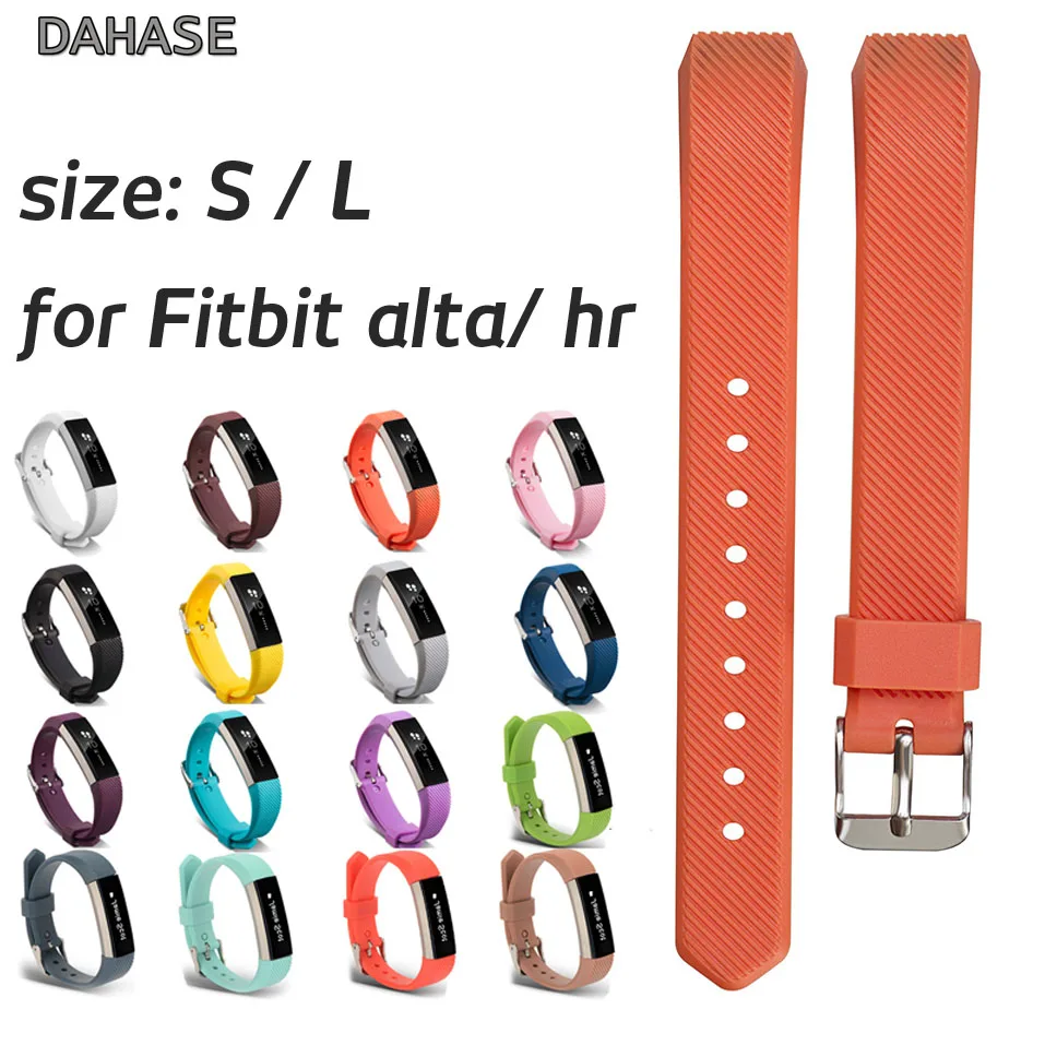 Tilt Stripe Silicone Watch Band for Fitbit Alta Rubber Replacement Sport Strap HR Wristband | Наручные часы