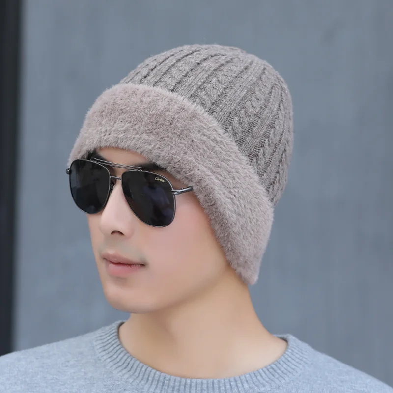 SUOGRY высокое качество Gorras Skullies модный бренд Gorras теплые шерстяные шапочки мужские шапочки зимняя шапка