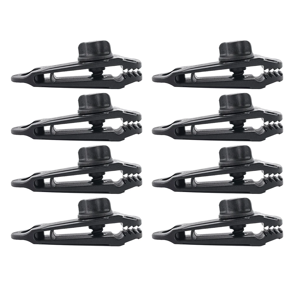 8pcs Plastic Tent Clip Outdoor Camping Alligator Pull Point Hook Buckle Clamp Awnings | Спорт и развлечения