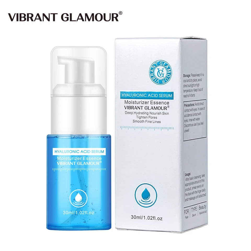 Vibrant Glamour Hyaluronic Acid Face Serum100 Essence Shrink Pore Moisturizing Oil Control Anti Wrinkle Lighten Skin Care 30ml Wrinkle Reducer Wrinkle Serum Aliexpress