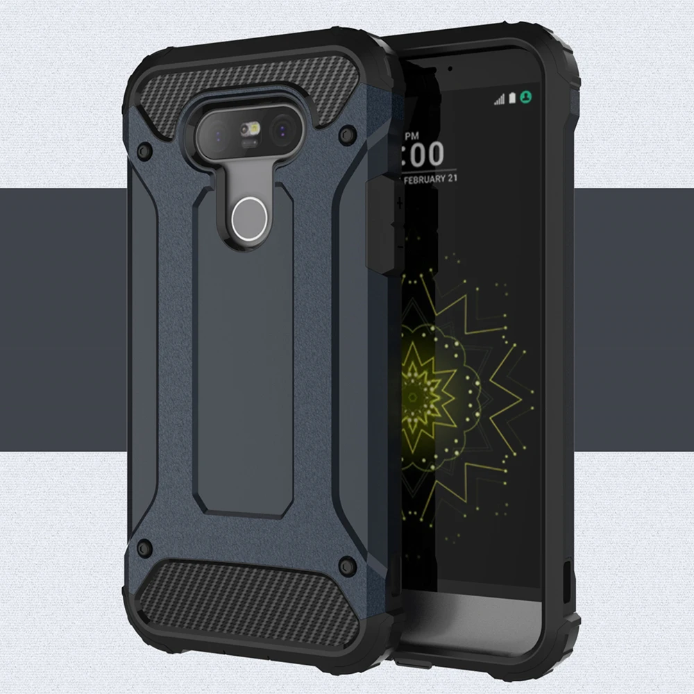 Для чехол для телефона lg g5 крышка прочный армированный из силикона бронированный