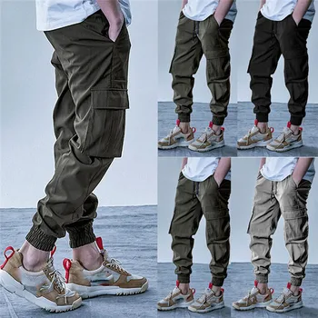 

Men Tactical Cargo Pants Harajuku Joggers Harem Hip Hop Sweatpant Trousers