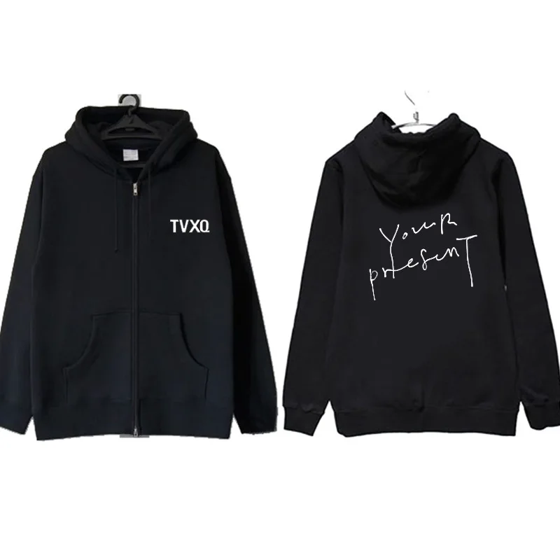 KPOP TVXQ концертный альбом подарок молния толстовки Весна Осень Changmin Yunho LJJ475