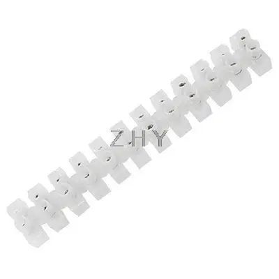 

Wire Connector 12-Position Barrier Terminal Block 60A