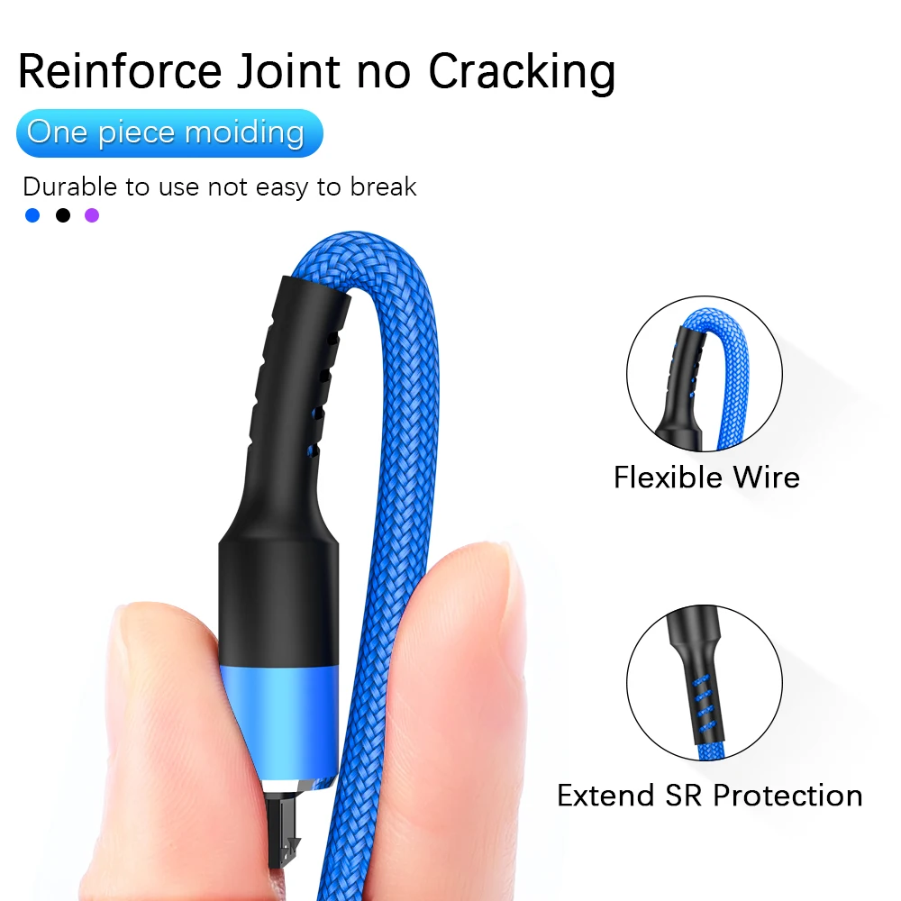POPSTAND Micro USB кабель type-c 3A быстрое зарядное устройство USB провод для Samsung huawei Xiaomi OPPO Honor провод для мобильного телефона 3 м