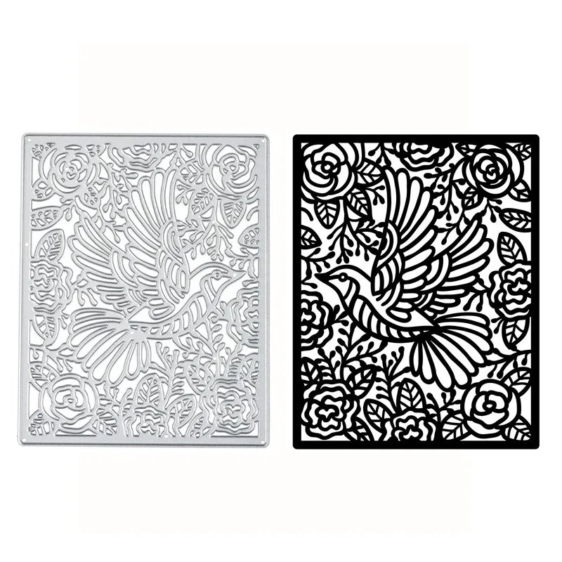 

GJCrafts Spring Frame Dies Blossom Bird Metal Cutting Dies 2019 for Dies Scrapbooking Card Making Embossing Stencil Die Cut