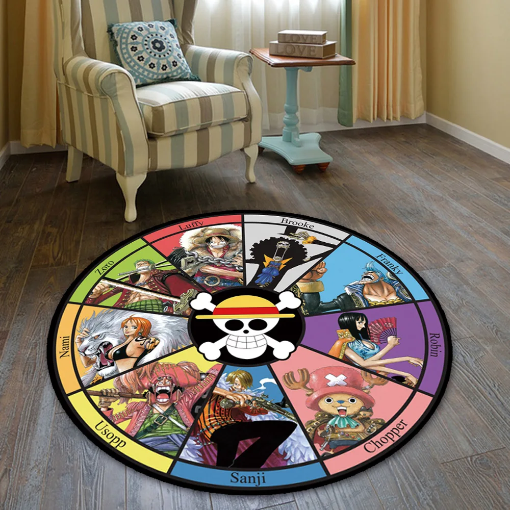 Аниме one piece Luffy Chopper напольный коврик квадратный ковер для спальни кухни гостиной нескользящий коврик - Цвет: Style 10