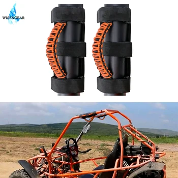 

Universal Triple Strap Roll Bar Grab Grip Handle For ATV UTV RZR Polaris Car Top Bar Mount Side Grab Handle Grip Holder For Jeep