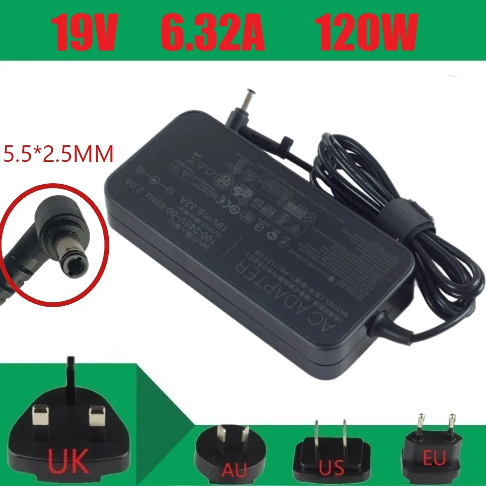 19V 6.32A 120w Laptop Charger AC Adapter Power for asus G73 G71 UX501 GL751 K73 K53 acerhp	oshiba laptop | Компьютеры и офис