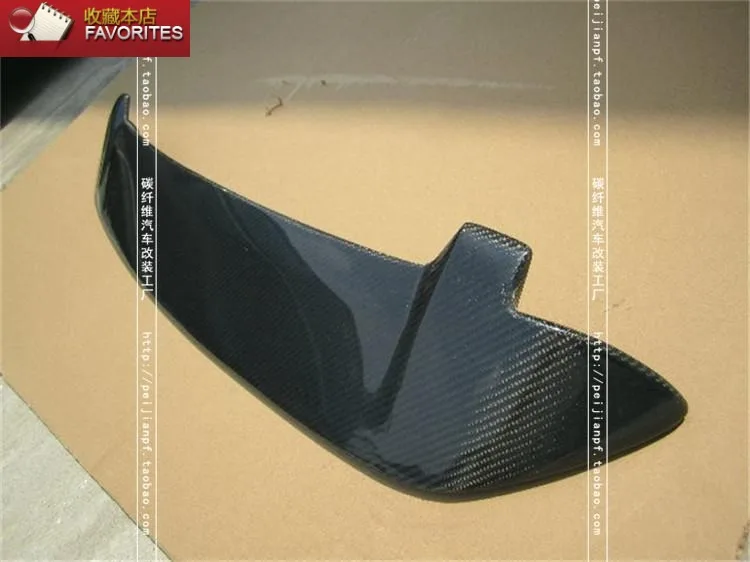 Подходит для honda Fit 2008-2013 углеродного волокна задний спойлер заднее крыло