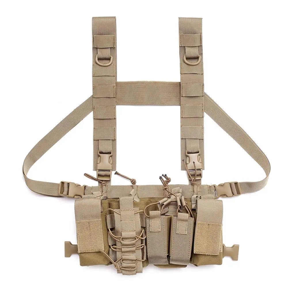 Tactical Chest Rig Vest Military Army Paintball Equipment Airsoft