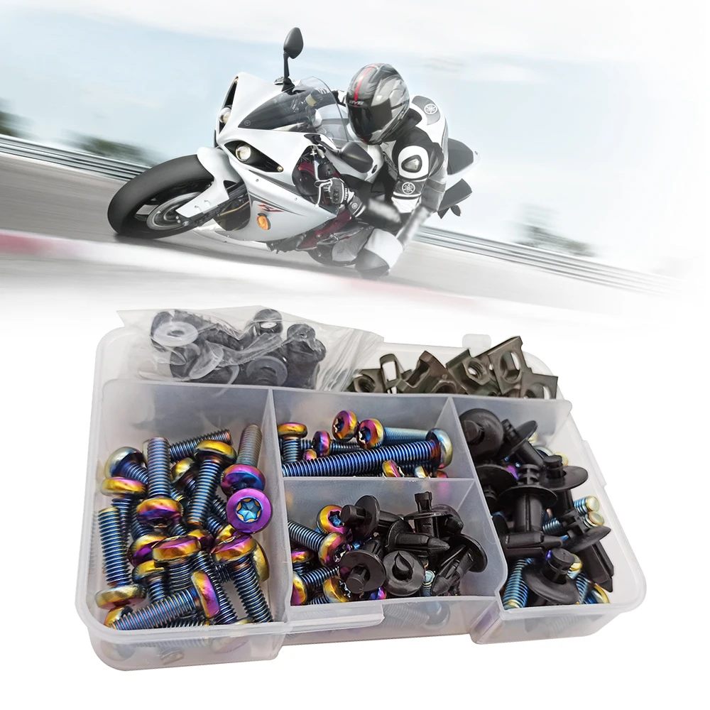 Для Yamaha YZ 85 125 250F 450F 250X 250FX 450FX WR450F M5 M6 Алюминий Болты Винты обтекателей высокое качество застежка-молния