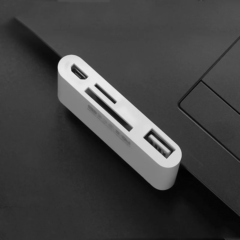 Тип C iOS кард-ридер OTG USB камера соединительный комплект для iPhone XS MAX XR iPad Pro MacBook адаптер для телефона SD TF карта писатель