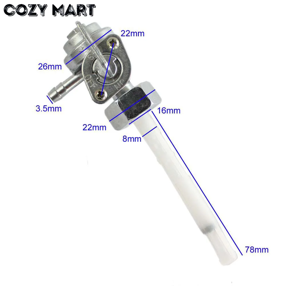 HAMMERHEAD 150CC 250CC 150 250 GO KART BUGGY PETCOCK FUEL TAP - Foto 10
