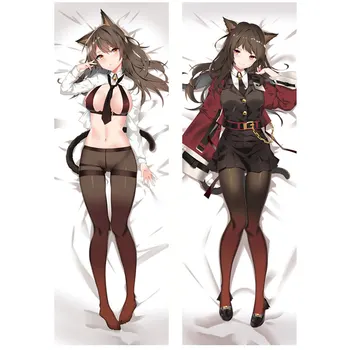 

Hot Anime Game Arknights pillow Cover Dakimakura case Sexy girl 3D Double-sided Bedding Hugging Body pillowcase customize AR02A