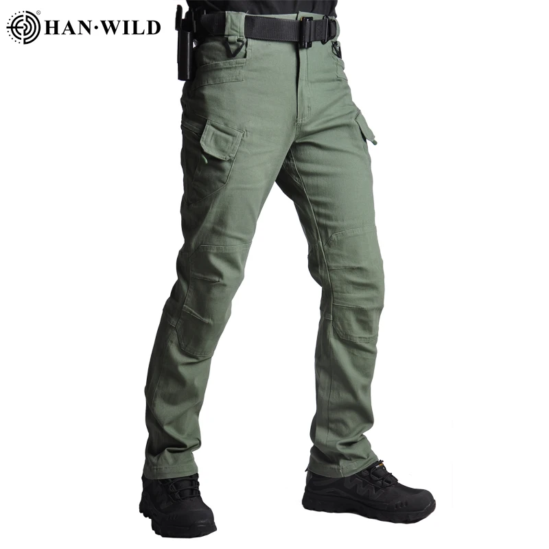 

Tactical Cargo Pants Hiking Pants Men IX7 Combat SWAT Military Hunting Pants Stretch Flexible Casual Trousers Wear-resistant