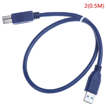

USB 3.0 A Male AM to USB 3.0 B Type Male BM Extension Printer Wire Cable USB3.0 Cable for Printer Supper Speed
