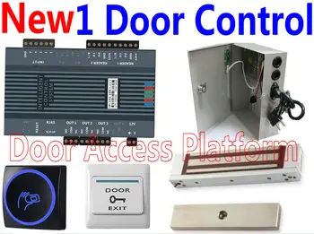 

2020 New 1 door access controller office magnetic door lock+1 pcs of UPS Power supply box+1 pcs of RFID Card access reader+Exits