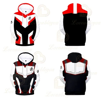 

Print 2019 Marvel Avengers 4 Endgame Quantum Realm Cosplay Costume Boys Kids Hoodies Men Women Hooded Sweatshirt Dropshipping