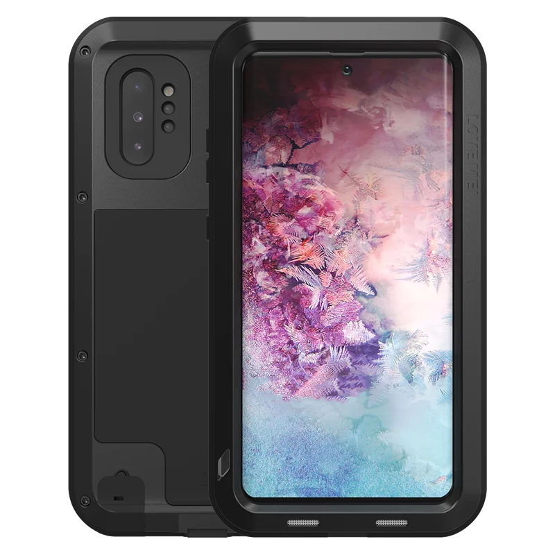 

360 Full Body Protective Case For Samsung Galaxy Note10 Pro Case Shockproof Metal Back Cover For Samsung Note 10 Note10Pro Cases