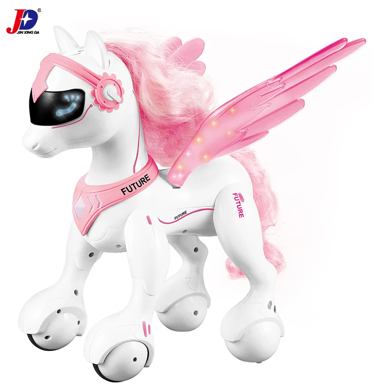 

JXDA009 Creative Electric Remote Control Unicorn Model unicornio Robot Smart Horse Electronic Pet Educational licorne Kids Toys