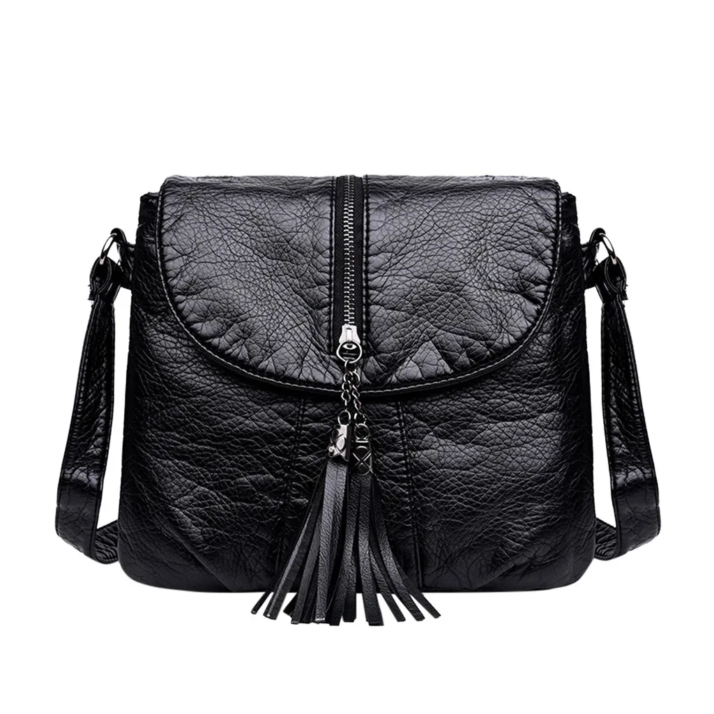 

Women's New Handbag Solid Color Large Capacity PU Leather Shoulder Bag Messenger Bag Crossbody Bag Small Women Handbags 1206