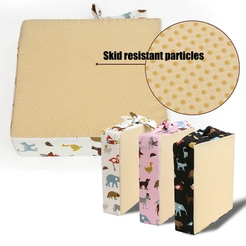 

Seat Dining Strap Increasing Printed Dismountable Washable Thick Highchair Chair Cushion Booster Pad Sponge Home Portable