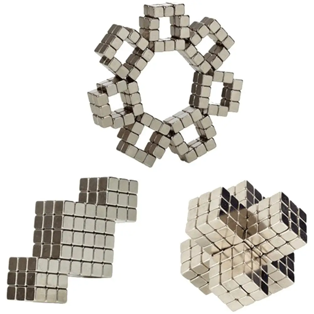 216Pcs Powerful 6*6*6 Magic Cube Puzzle Educational Toy Mini Magnet Balls Puzzle Metal Beads DIY Assemble Magcube Toy