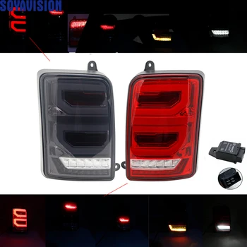 

for lada led tail lights 2 Pcs Car Styling Accessories LED Rear Running Lights for Lada Niva 4x4 1995+ Turn Signal Light Lamp