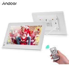 Andoer " Ультра-тонкая ЖК-цифровая фоторамка Настольный альбом белый 1280*800 фото/музыка/видео/часы/Календарь+ 8 Гб карта памяти