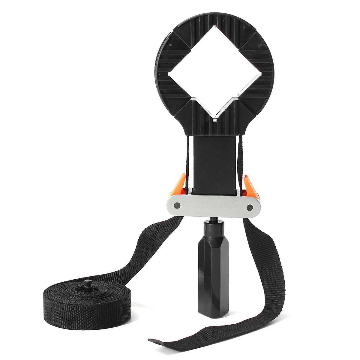 4 Jaws Rapid Corner Clamp Wood Working Band Strap Holder For Picture Frame Drawer Multifunction belt clamp Woodworking Quick Adjustable Band Clamp Polygonal clip 90 Degrees Right Angle Corner Photo Frame Clips