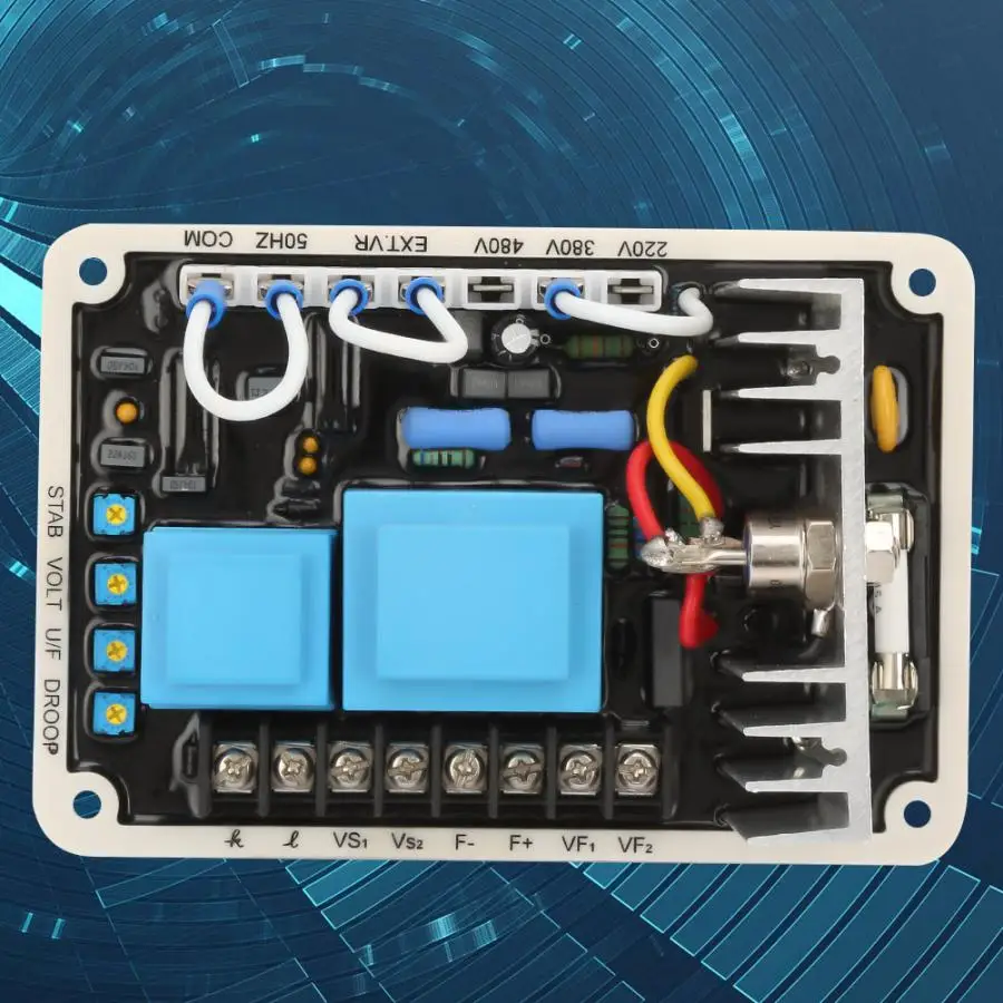 AVC63-7 Регулируемый автоматический Напряжение регулятор AVR Напряжение контроллер для бесщеточный генератор переменного тока 170 50/60 Гц