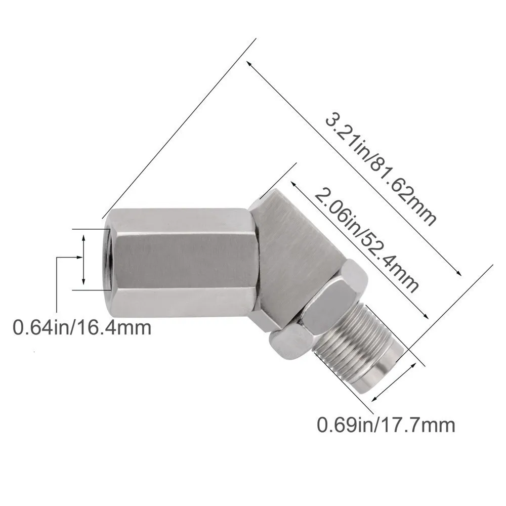 M18X1.5   ͽٴ 45  üũ  Ʈ  O2  ̼ ˸ ȯ