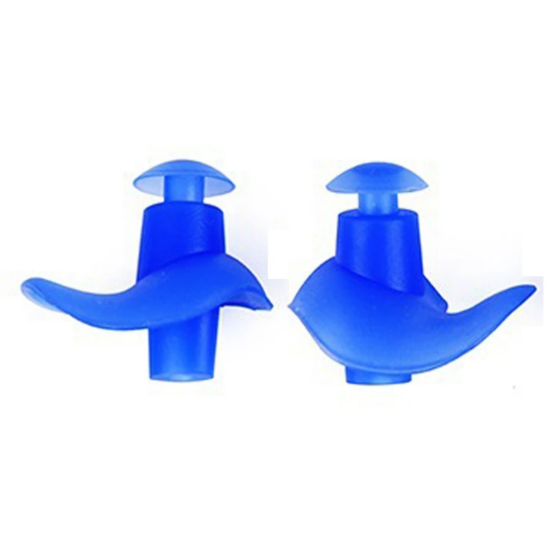 Adult blue Профессиональные затычки ушные для плавания взрослые дети дайвинг Мягкие Водонепроницаемые удобные анти-наушники с шумоподавлением силиконовые - Цвет: Adult blue